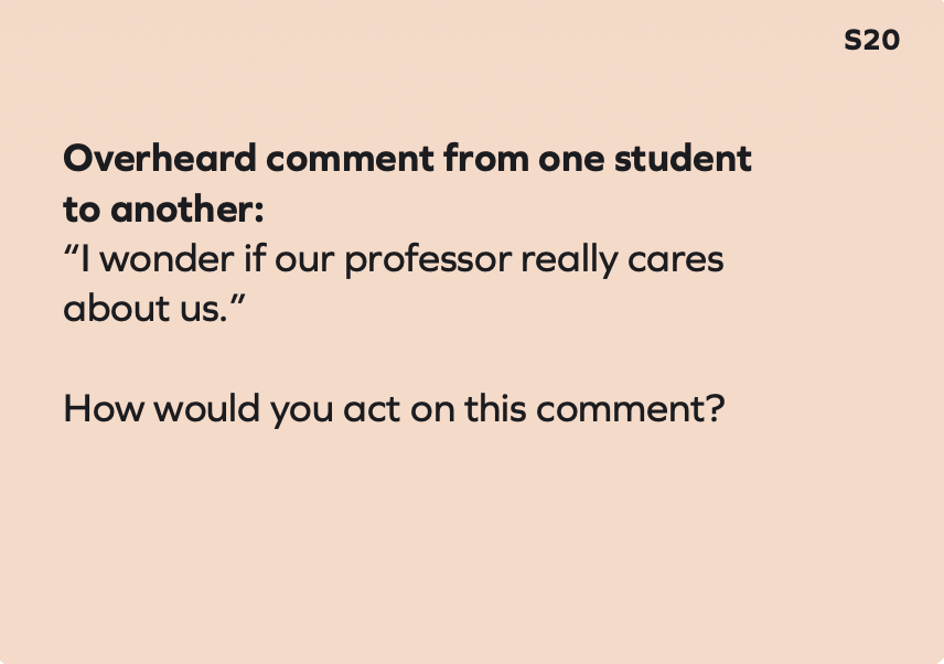 Student-centred Learning scenario